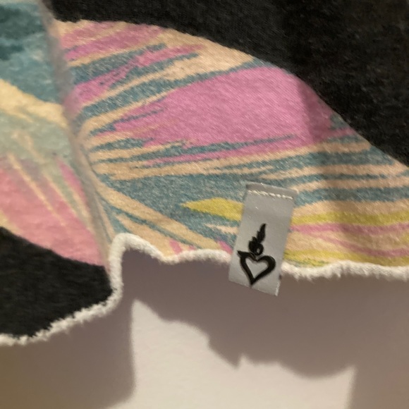 Worn Womens Sweatshirt Torrid Size 1 Torrid Active Balletcore Whimsigoth Sweater - Picture 5 of 6